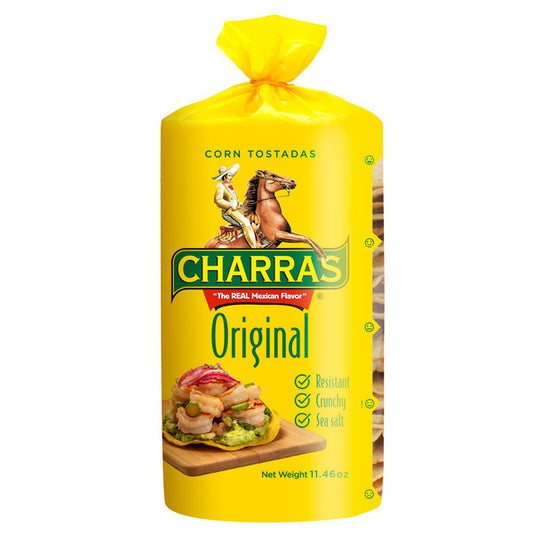 Tostadas Charras Tostadas de Maíz Original 11.46 oz
