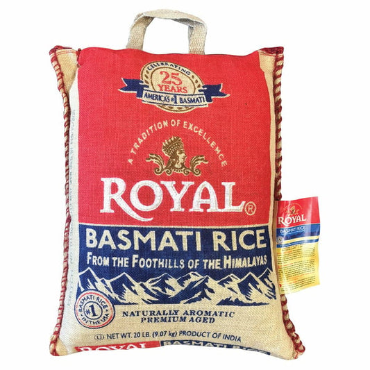 Arroz basmati real, 20 libras