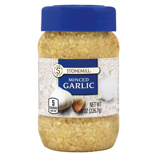 Ajo picado en agua Stonemill 8 oz