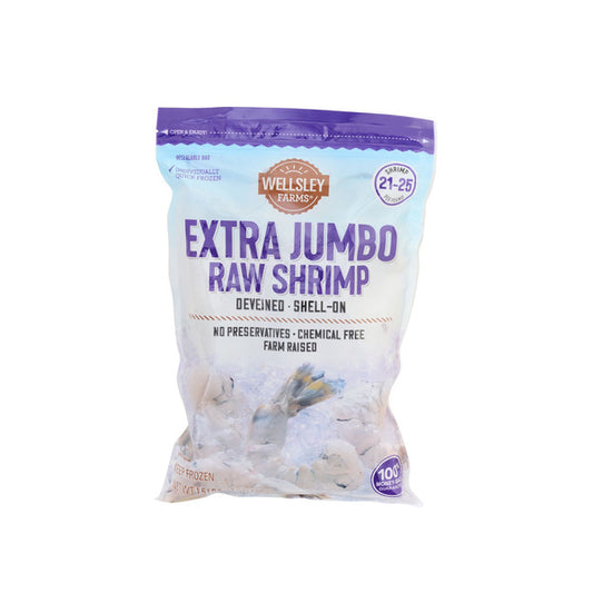 Wellsley Farms Raw Shrimp 21/25 Count 24 oz