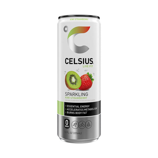 Celsius Sparkling Kiwi Strawberry, Energy Drink 12 fl oz