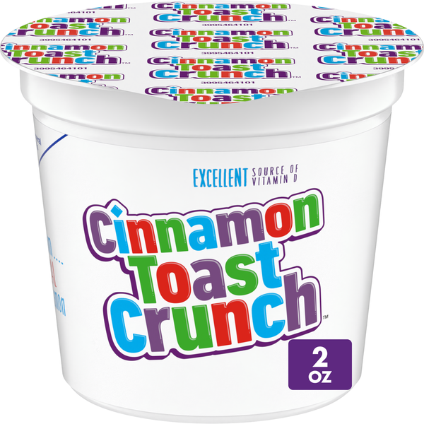 Taza de cereal Cinnamon Toast Crunch de General Mills de 2 onzas