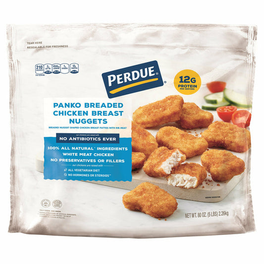 Perdue, Nuggets de pollo empanizados con panko, 5 libras