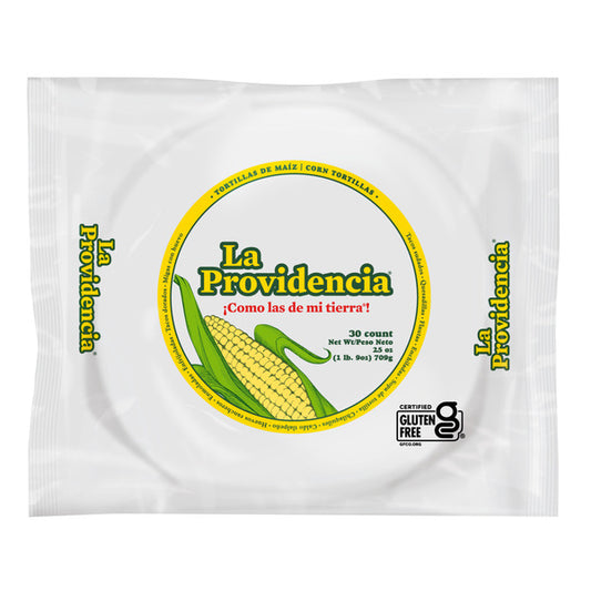 Tortillas de maíz La Providencia, 30 unidades 25 oz