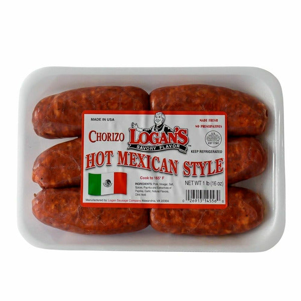 Chorizo ​​mexicano picante de Logan's Sausage Company