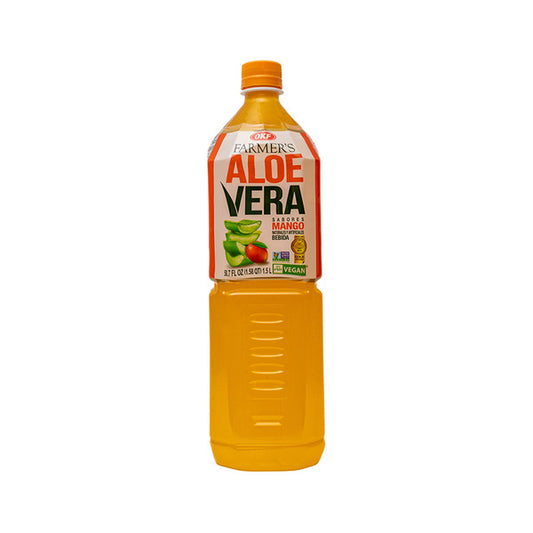 Bebida con sabor a mango y aloe vera OKF Farmer's, 50.7 onzas