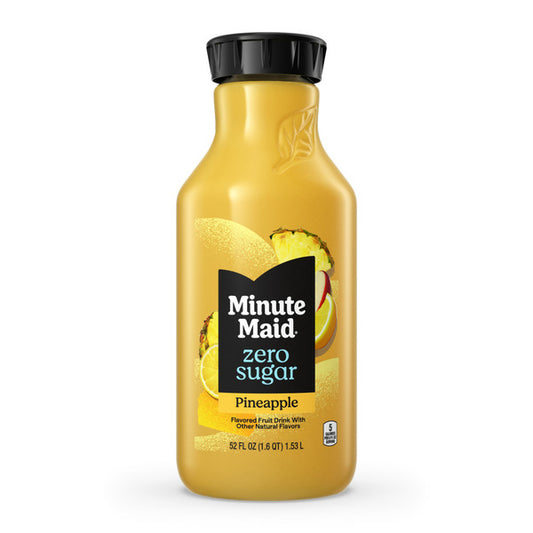 Minute Maid Juice Blend, Zero Sugar, Pineapple 52 fl oz