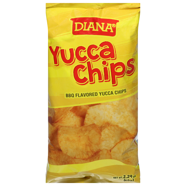 Chips de yuca Diana's, sabor barbacoa, 64,6 g