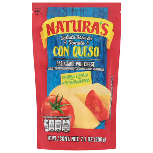 Salsa para pasta con queso Natura's 7.1 oz