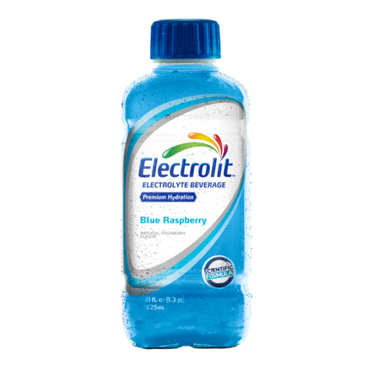 Bebida electrolítica Electrolit de frambuesa azul, hidratación premium de 621 ml (21 onzas líquidas)