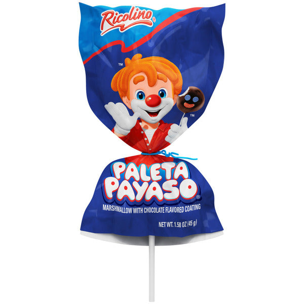 Envoltorio de piruleta de chocolate y malvavisco Ricolino de 1,58 oz