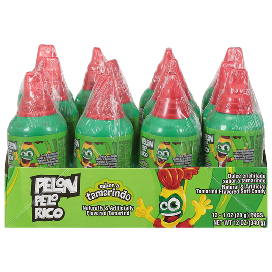 Caramelos blandos Pelon Pelo Rico, sabor a tamarindo, 12 x 28 g
