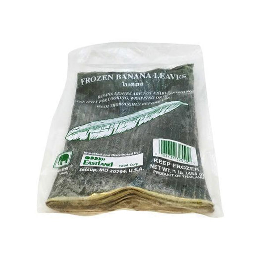 Hojas de plátano congeladas de la mejor calidad de la marca Red Elephant de Asian Best (1 libra)
