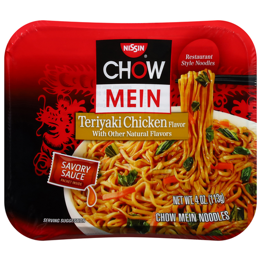 Fideos Nissin con pollo teriyaki de 113 g (4 oz)