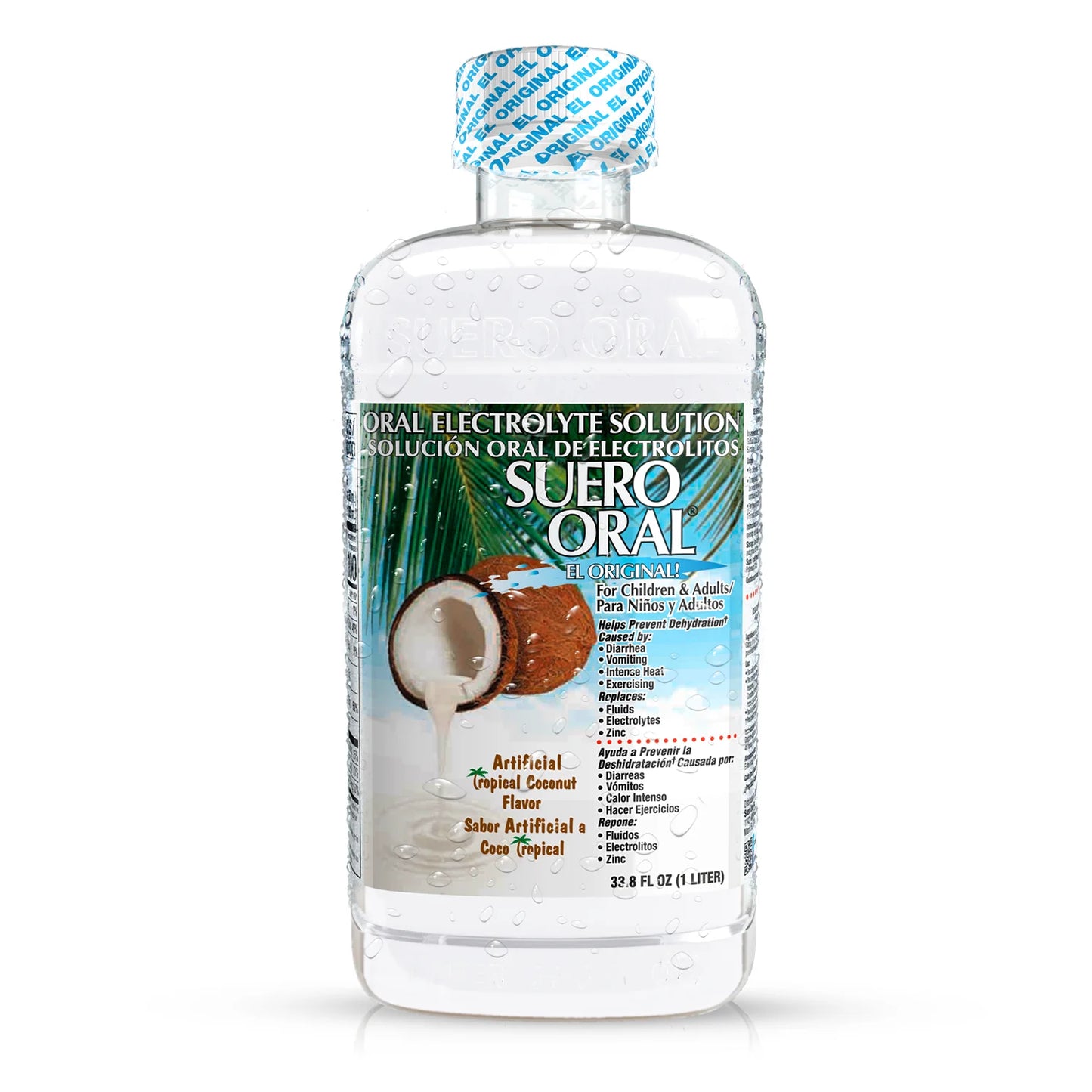 Suero Oral Electrolyte Drink Coconut, 33.8 fl oz