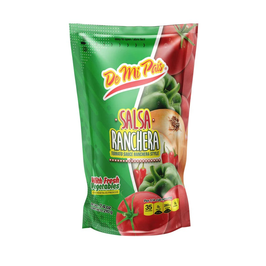 De Mi Pais Salsa Ranchera con Verduras Frescas 7.4 oz