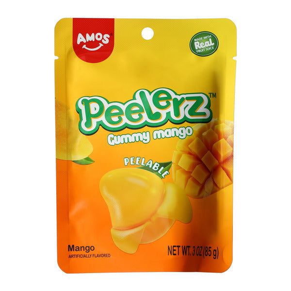 Amos Peelerz Mango Gummy Candy 3 oz