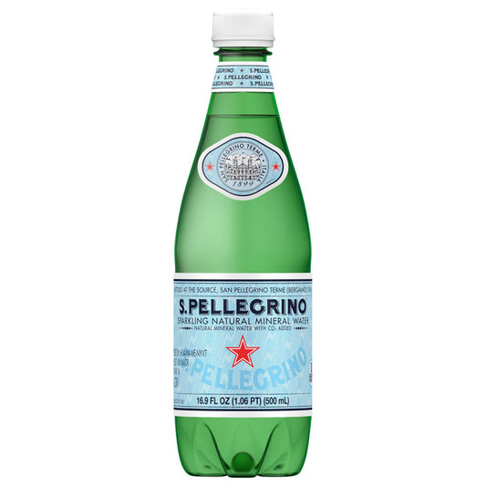 Agua mineral con gas San Pellegrino 16.9 fl oz