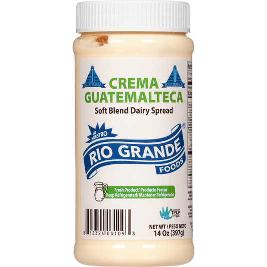 Crema Guatelmaca de Rio Grande Foods, mezcla suave para untar, 14 onzas