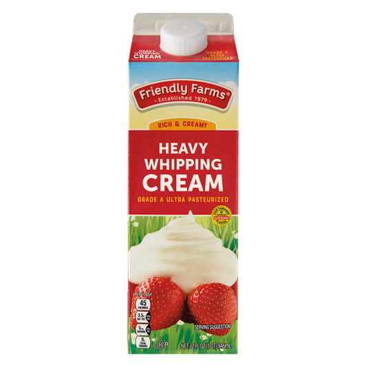 Crema batida espesa Friendly Farms 32 onzas líquidas