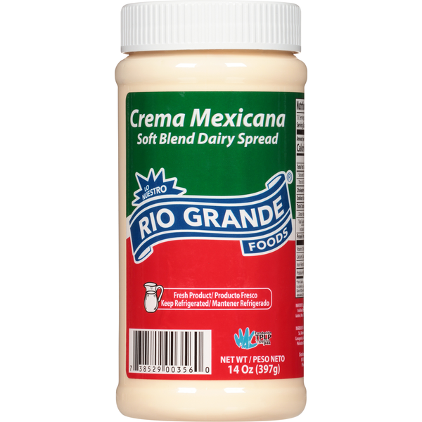 Crema Mexicana de Rio Grande Foods, 14 oz 