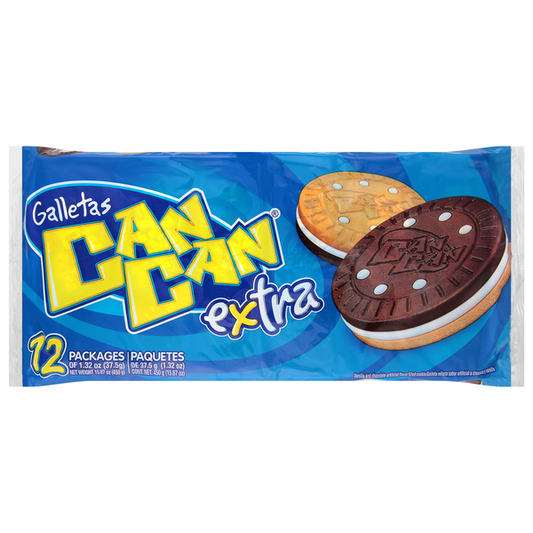 Can Can Cocktails Cookies, Vanilla and Chocolate 1.32 oz
