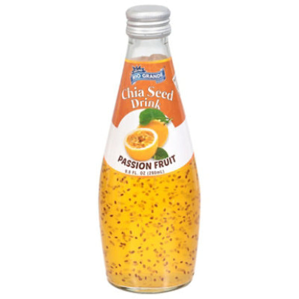 Rio Grande Foods Passion Fruit Chia Seed Drink 9.8 fl oz