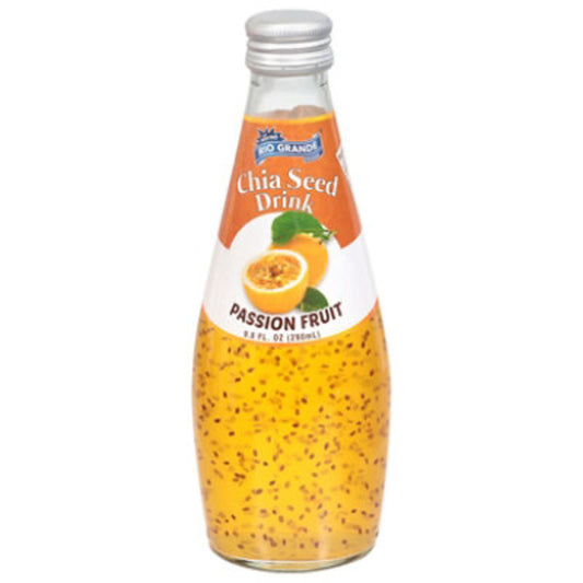 Rio Grande Foods Passion Fruit Chia Seed Drink 9.8 fl oz