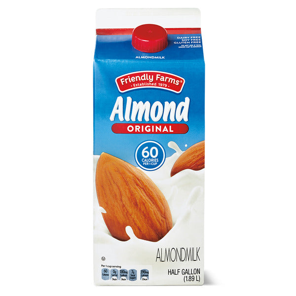 Leche de almendras original de Friendly Farms, 64 onzas líquidas