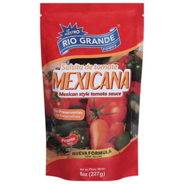 Rio Grande Foods Tomato Sauce, Mexican Style, Picante Spicy 8 oz