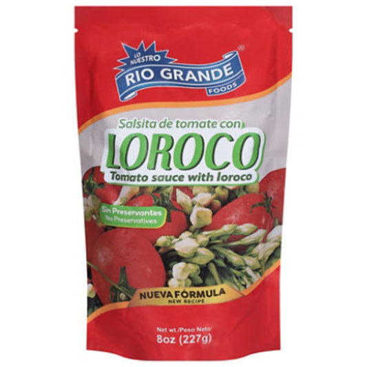 Rio Grande Foods Tomato Sauce, with Loroco 8 oz