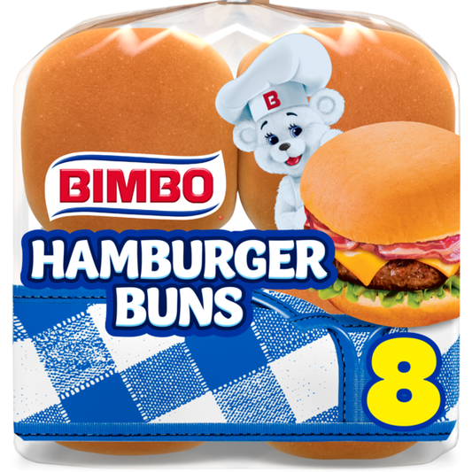 Bimbo Hamburger Buns 8 ct