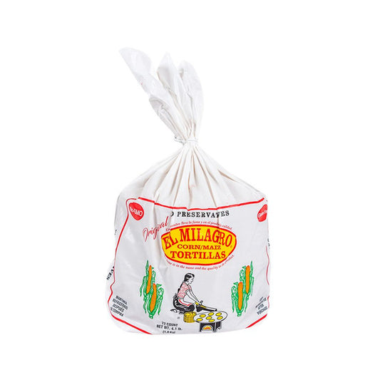 El Milagro Non GMO Corn Tortilla 72 ct