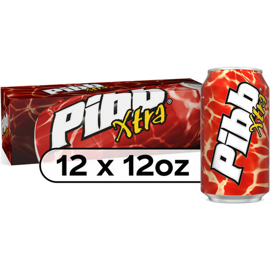 PIBB XTRA Refresco en paquete para refrigerador de 12 onzas líquidas