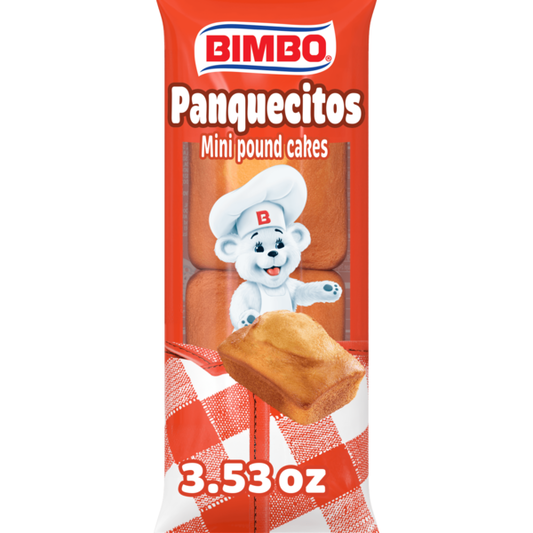 Bimbo Panquecitos Plain Mini Pound Cakes 3.54 oz