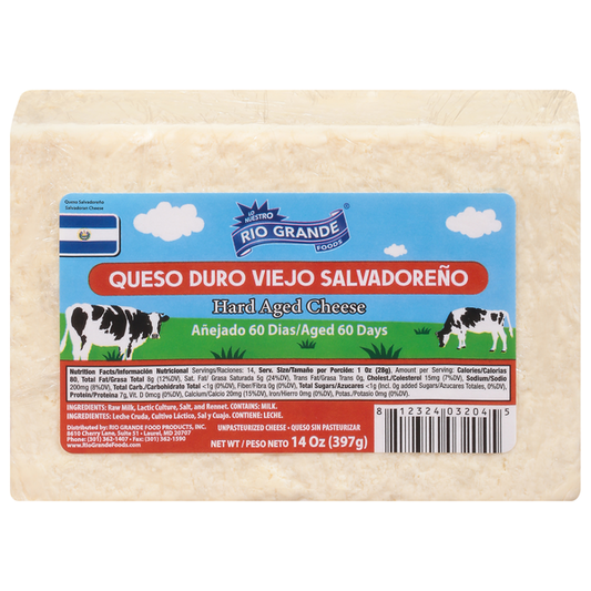 Rio Grande Foods Cheese, Hard Aged 14 oz