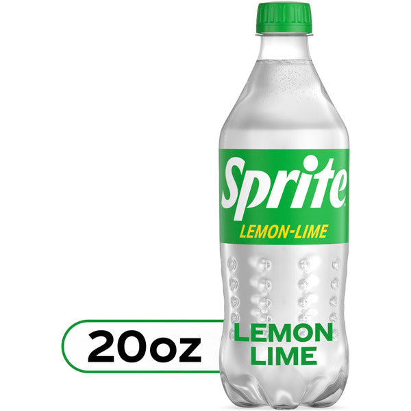 Refresco Sprite sabor limón y lima, 20 onzas líquidas