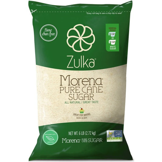 Azúcar de caña pura Zulka, 6 libras