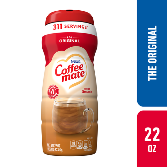 Crema en polvo para café Coffee mate Original de 624 g (22 oz)