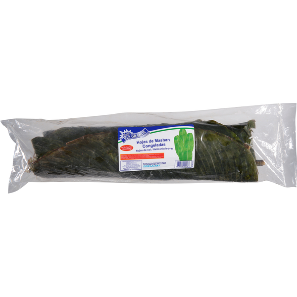 Hojas de heliconia Rio Grande Foods 16 oz