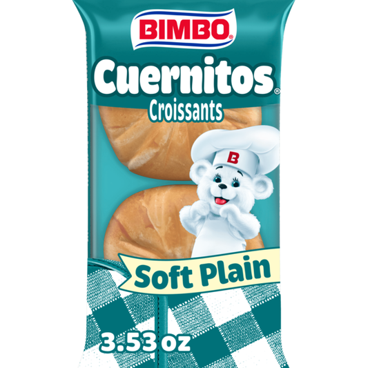 Bimbo Cuernitos, Plain Croissants 2 ct