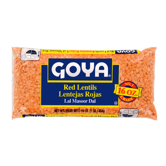 Lentejas Rojas Goya, Secas 16 oz