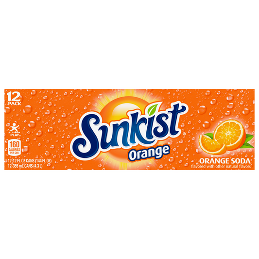 Refresco de naranja Sunkist de 355 ml