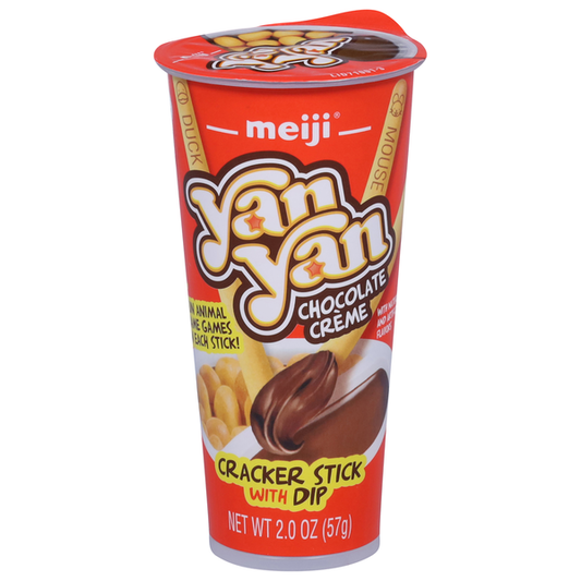 Barritas Meiji Cracker con salsa de chocolate de 57 g (2 oz).