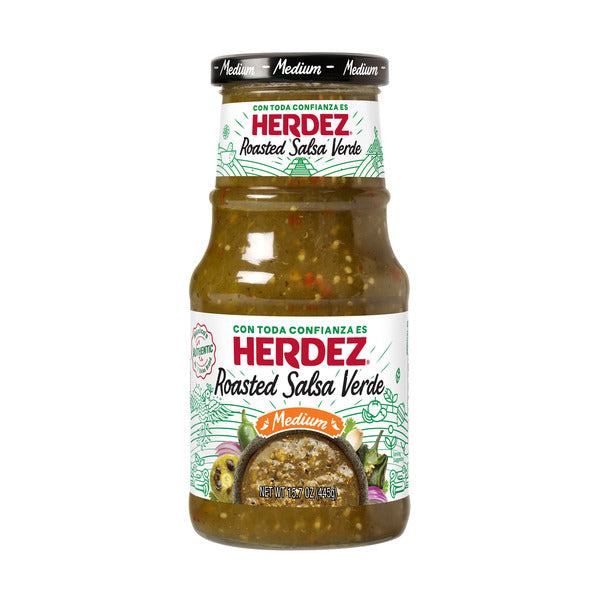 HERDEZ Roasted Salsa Verde Medium, 15.7 OZ