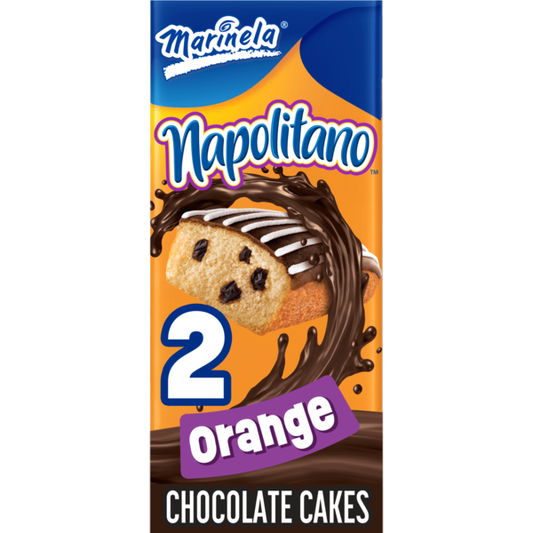 Marinela Napolitano, 2 count, Orange Cake with Raisins 2 ct