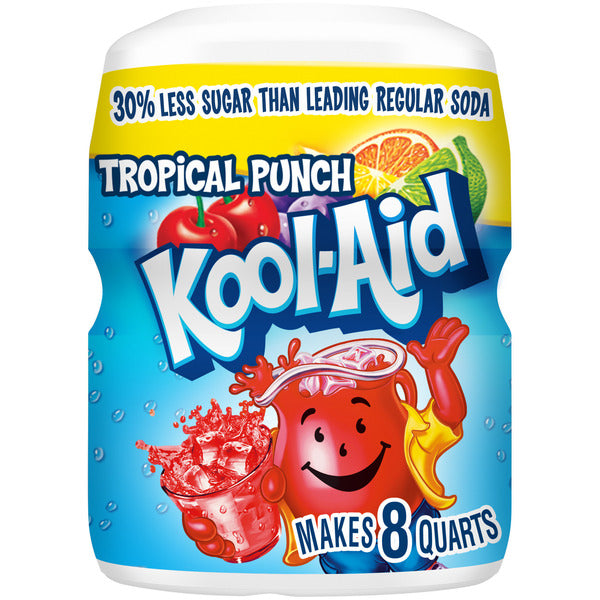 Kool-Aid Summer Blast Ponche Tropical, mezcla en polvo para refresco con sabor artificial, 538 ml (19 oz)