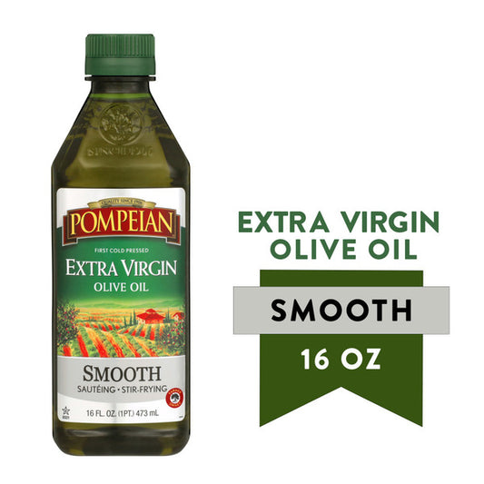 Pompeian Smooth Extra Virgin Olive Oil 16 fl oz