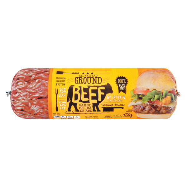 73/27 Ground Beef Roll 3 lb