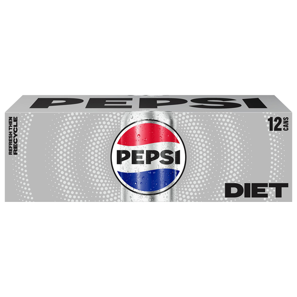 Pepsi Diet Cola 12 onzas líquidas